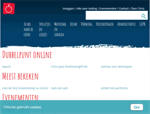 Tablet Screenshot of chiro.be